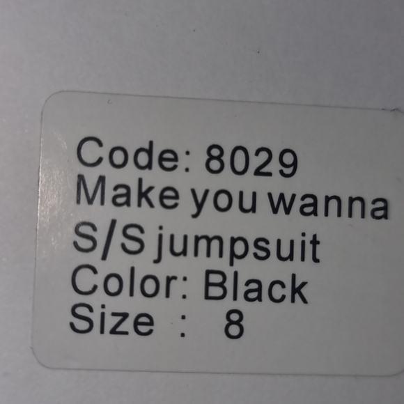 Maurie + Eve | Women's playsuit/ Jumpsuit | Black | Size 8 | NWT - Picture 11 of 11